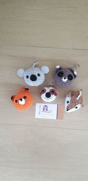 Lembrancinhas bosque amigurumi chaveiro