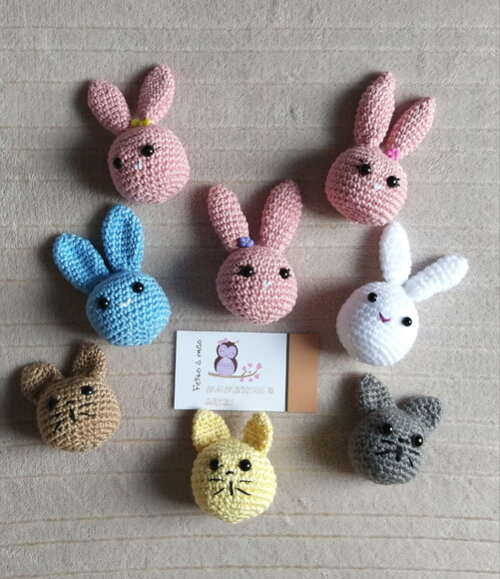 Lembrancinhas chaveirinhos amigurumi