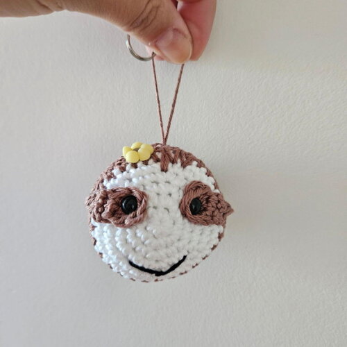Lembrancinhas Chaveirinhos Bicho Preguiça Amigurumi