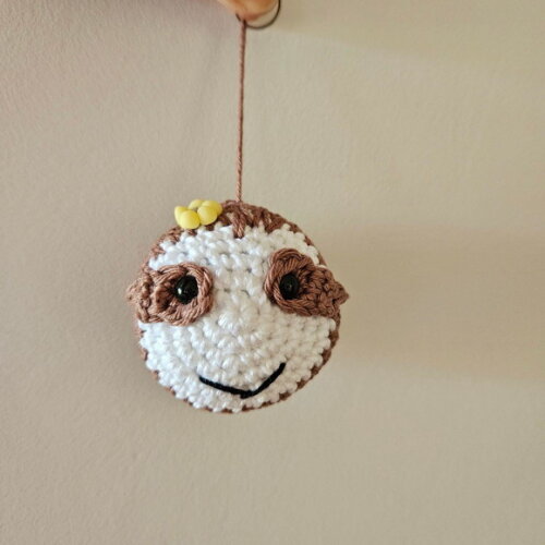 Lembrancinhas Chaveirinhos Bicho Preguiça Amigurumi
