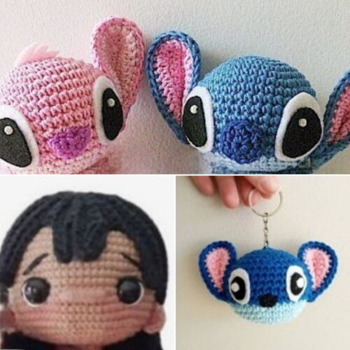 Lembrancinhas Chaveirinhos Stitch Amigurumi