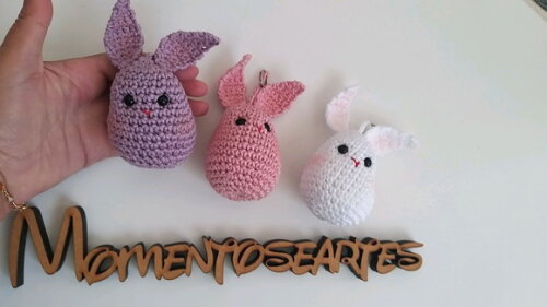 Lembrancinhas Coelhinho Amigurumi