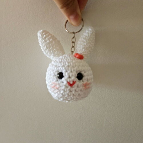 Lembrancinhas Coelho Amigurumi Chaveiro