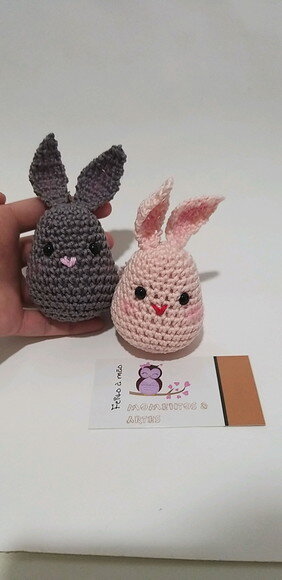 Lembrancinhas coelhovo amigurumi chaveiro