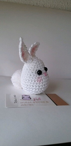 Lembrancinhas Coelhovo Amigurumi Chaveiro