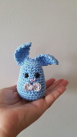 Lembrancinhas Coelhovo Amigurumi Chaveiro