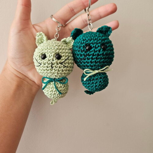 Lembrancinhas gatinho amigurumi