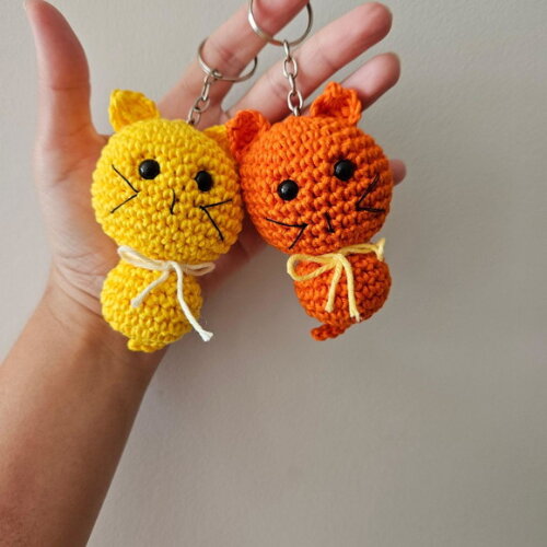 Lembrancinhas gatinho amigurumi
