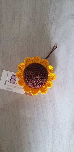 Lembrancinhas Girassol Amigurumi