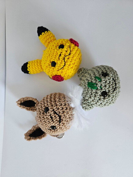 Lembrancinhas Pokemon Amigurumi Chaveiro