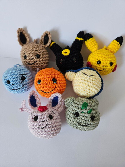 Lembrancinhas Pokemon Amigurumi Chaveiro