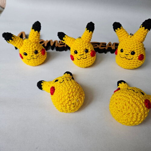 Lembrancinhas pokemon amigurumi chaveiro UNITÁRIO