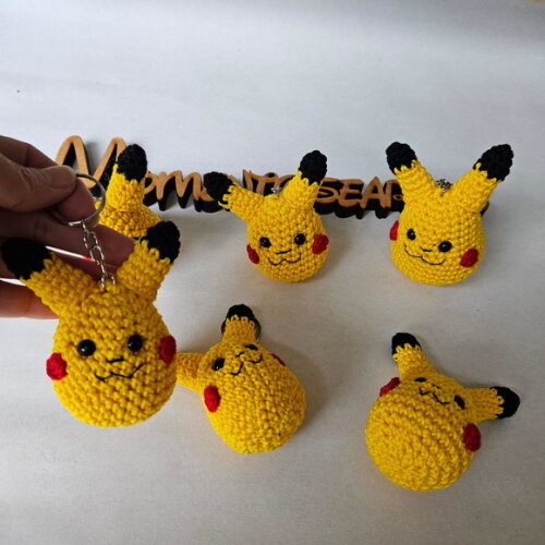 Lembrancinhas pokemon amigurumi chaveiro UNITÁRIO