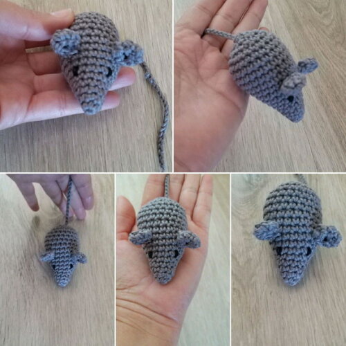 Lembrancinhas Ratinho Amigurumi