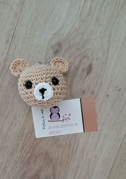 Lembrancinhas Ursinho Amigurumi Chaveiro