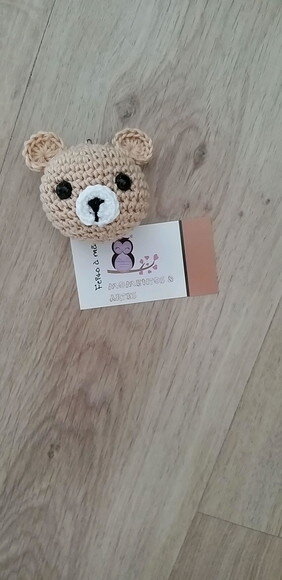Lembrancinhas Ursinho Amigurumi Chaveiro