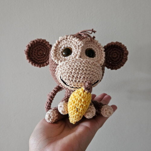 Macaco amigurumi baby