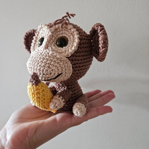 Macaco amigurumi baby