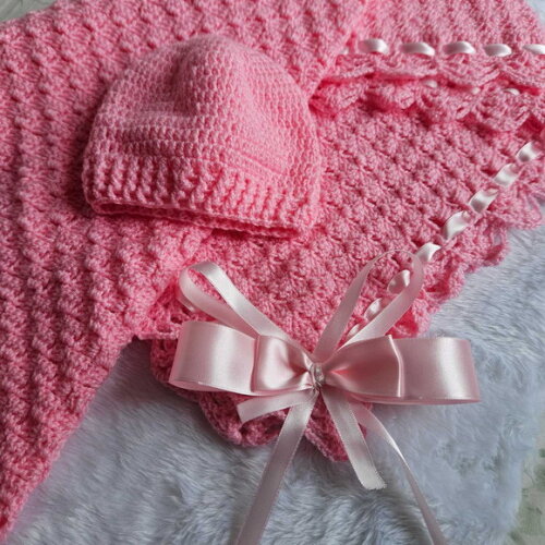 Manta para Bebê de Crochê e Amigurumi