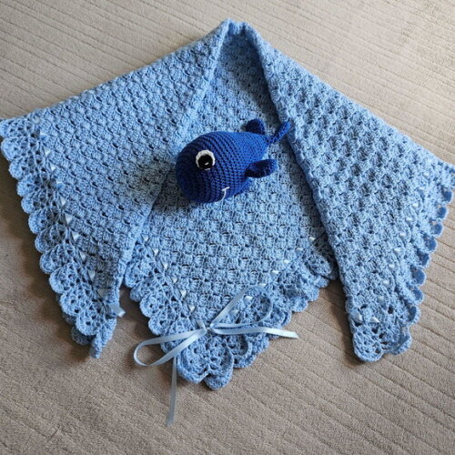 Manta para Bebê de Crochê e Amigurumi