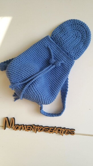 Mochila de Passeio de Crochê Infantil