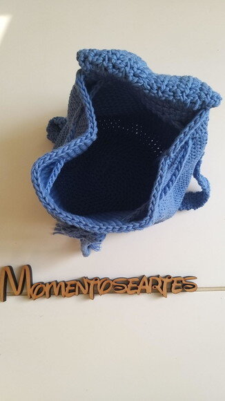 Mochila de Passeio de Crochê Infantil