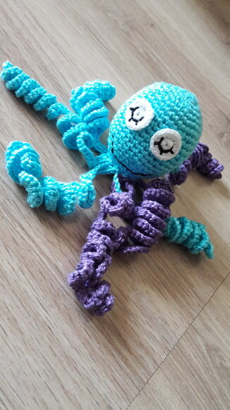 Polvo de Crochê amigurumi
