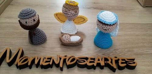 Presépio de natal amigurumi 10 personagens