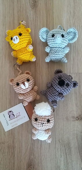 Safari Amigurumi Bonequinho Lembrancinha