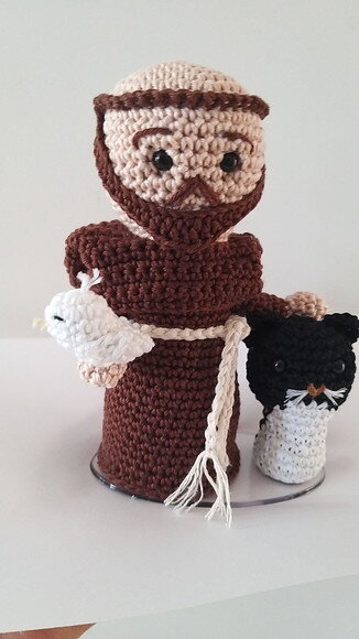 São Francisco de Assis Amigurumi