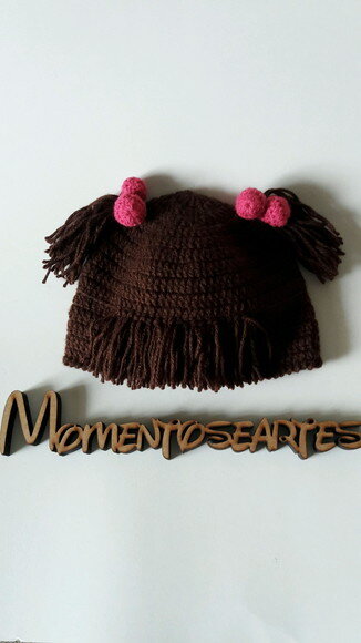 Touca de Croche boo monstros sa