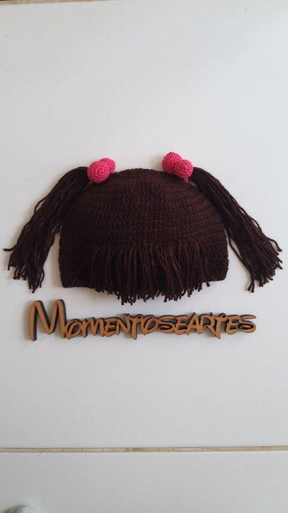 Touca de Croche boo monstros sa