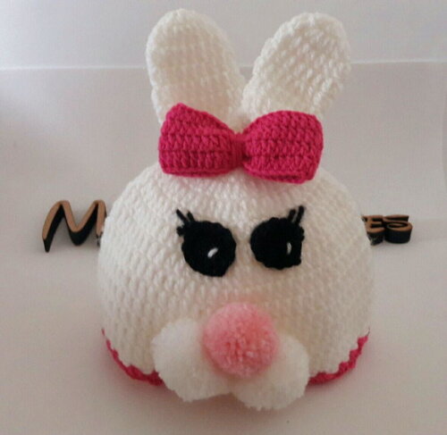 Touca de Croche Coelho