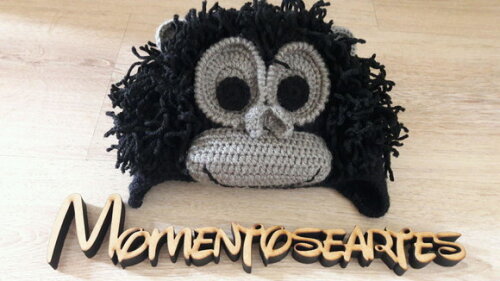 Touca de Croche gorila king kong