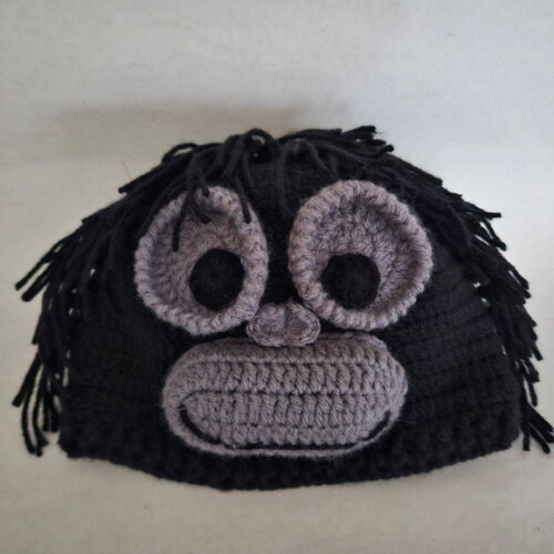 Touca de Croche gorila king kong