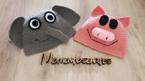 Touca de Croche piggie