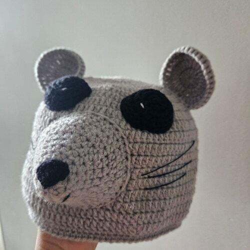 Touca de Croche Rato