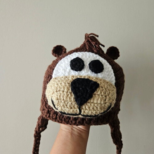 Touca de Croche urso
