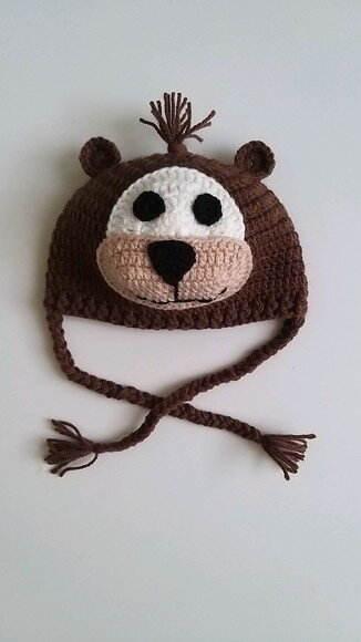Touca de Croche urso