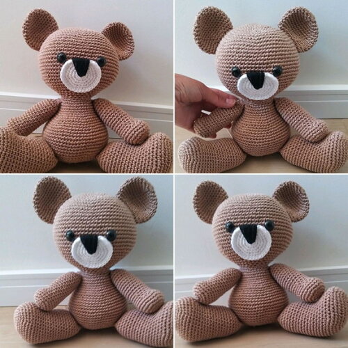 Urso Amigurumi Boneco
