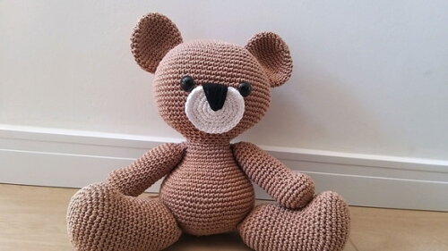 Urso Amigurumi Boneco