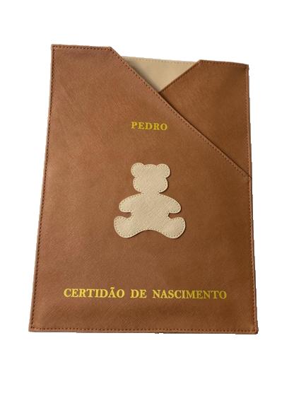 Porta Certidão de Nascimento personalizado