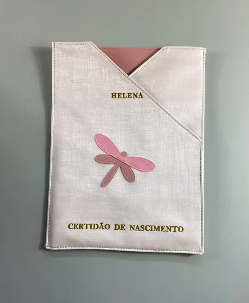 Porta Certidão de Nascimento personalizado