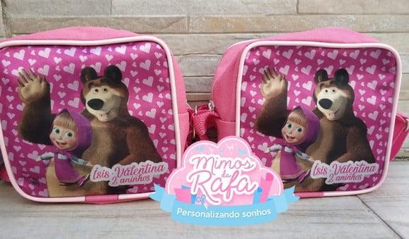 LANCHEIRA MARSHA EO URSO / CHAPEUZINHO VERMELHO
