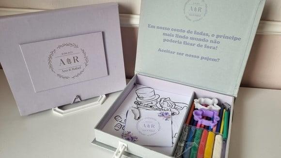 Convite para Casamento (caixa Cartonada)