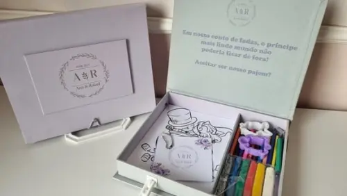 Convite para Casamento (caixa Cartonada)