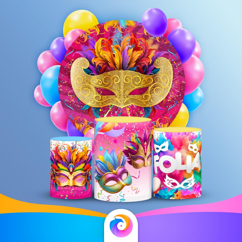 Kit Carnaval (Pink) - Arte Digital