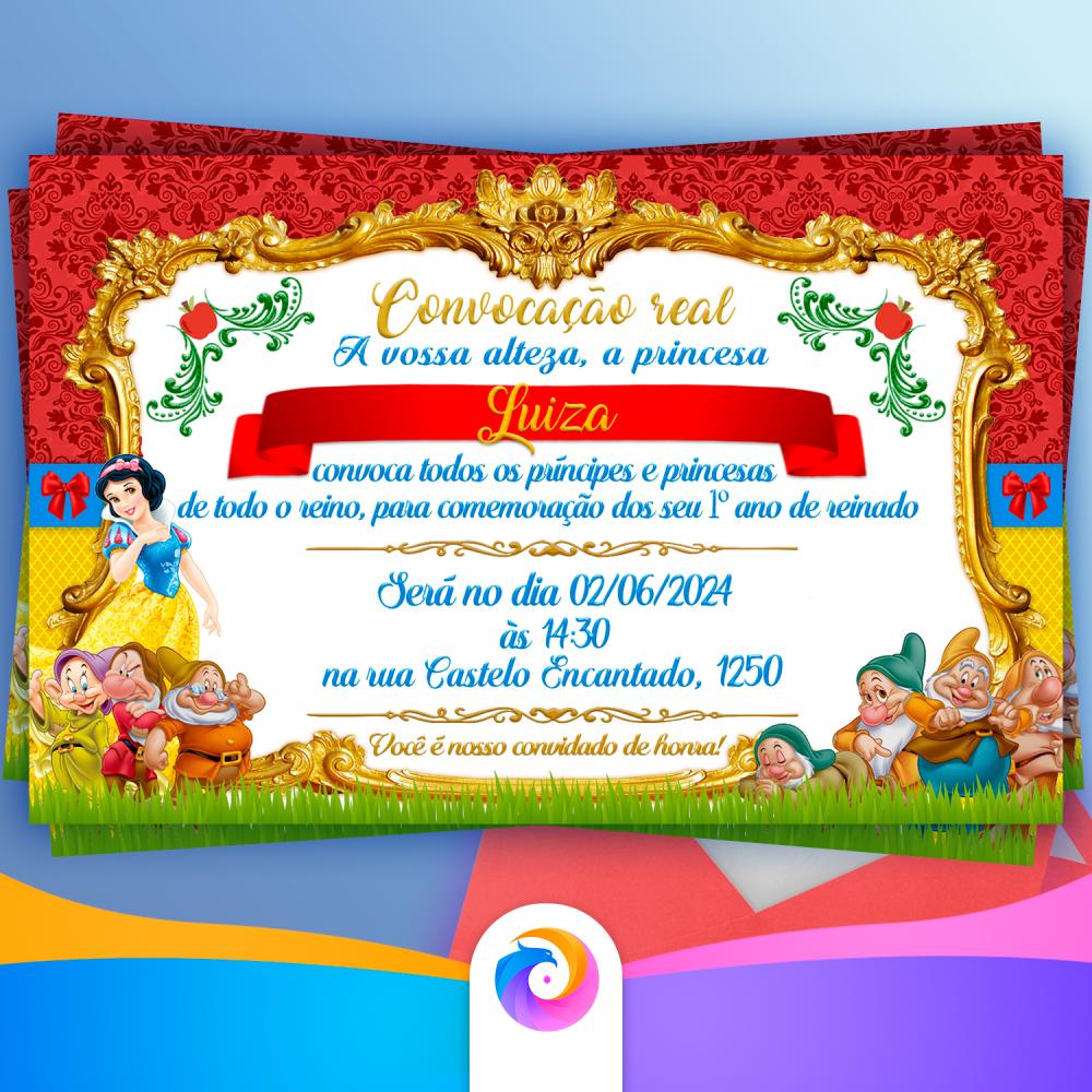 Branca De Neve - Convite