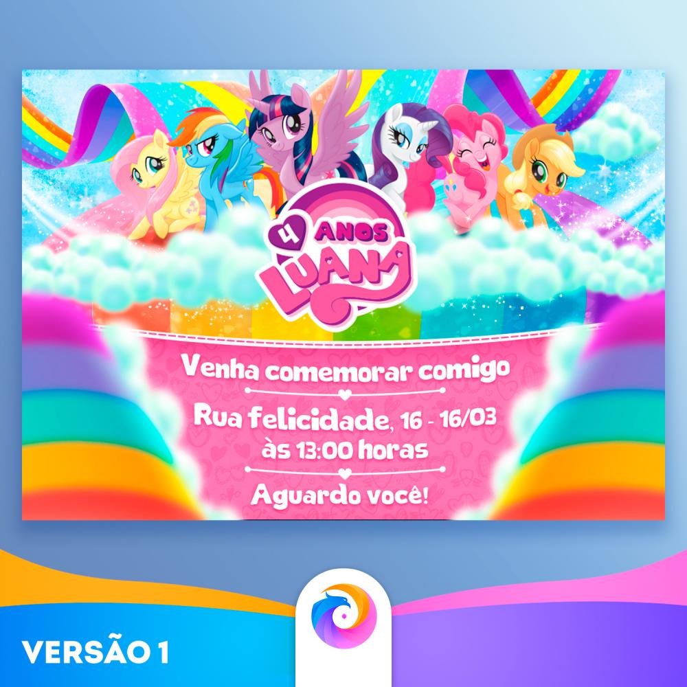 My Little Pony - Convite