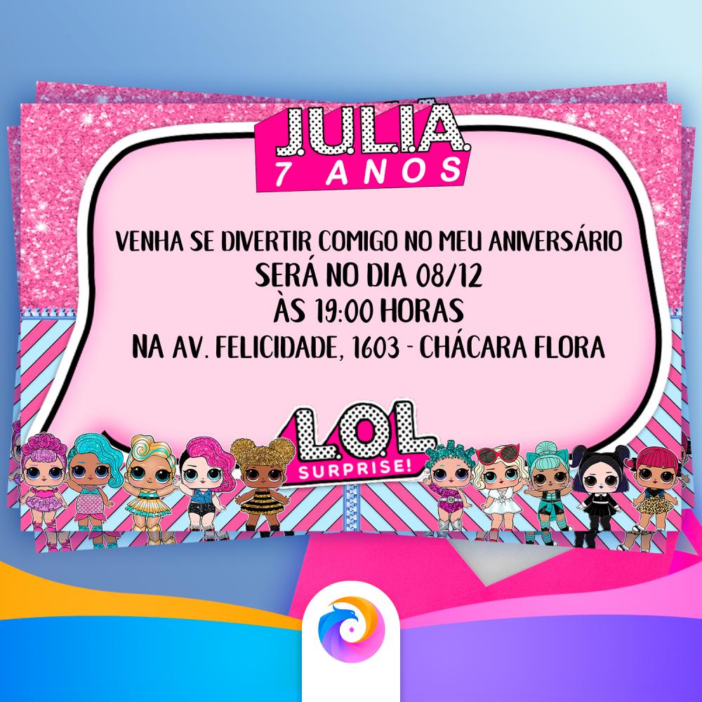 LOL Surprise! - Convite